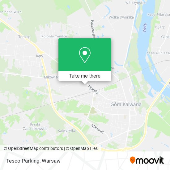 Tesco Parking map