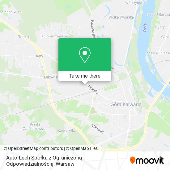 Auto-Lech Spółka z Ograniczoną Odpowiedzialnością map