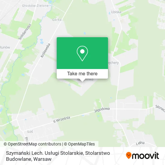 Szymański Lech. Usługi Stolarskie, Stolarstwo Budowlane map