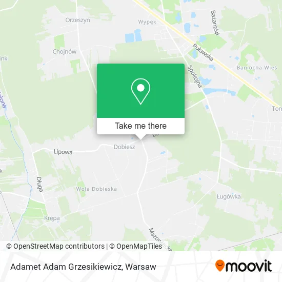 Adamet Adam Grzesikiewicz map
