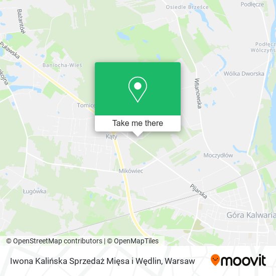 Iwona Kalińska Sprzedaż Mięsa i Wędlin map