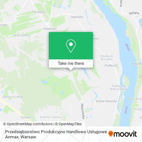 Przedsiębiorstwo Produkcyjno Handlowo Usługowe Anmax map