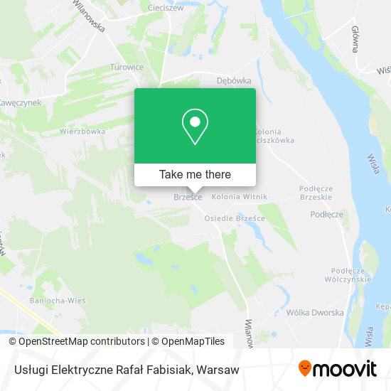 Usługi Elektryczne Rafał Fabisiak map