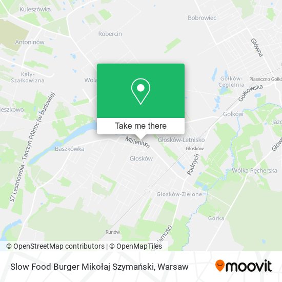 Slow Food Burger Mikołaj Szymański map