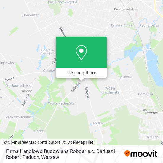 Firma Handlowo Budowlana Robdar s.c. Dariusz i Robert Paduch map