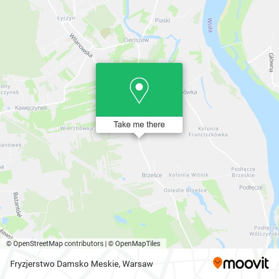 Fryzjerstwo Damsko Meskie map