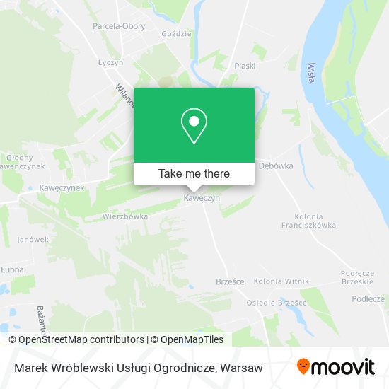 Marek Wróblewski Usługi Ogrodnicze map