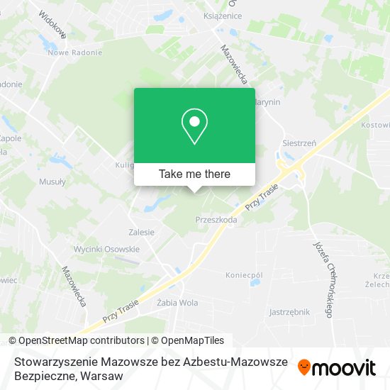 Stowarzyszenie Mazowsze bez Azbestu-Mazowsze Bezpieczne map