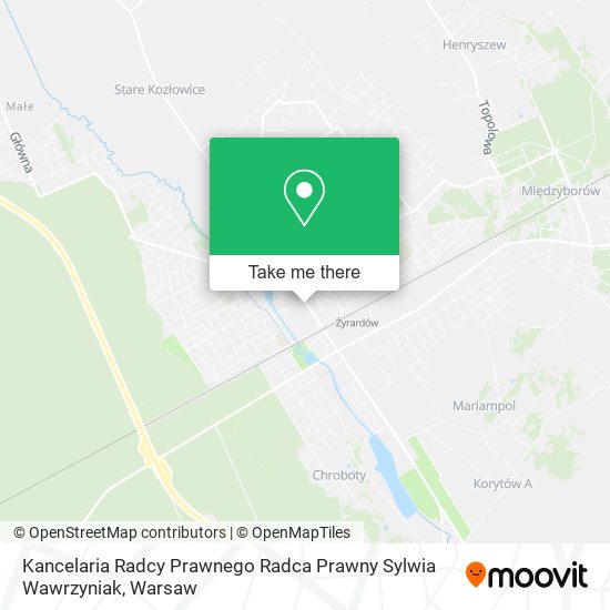 Kancelaria Radcy Prawnego Radca Prawny Sylwia Wawrzyniak map