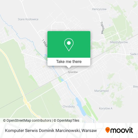 Komputer Serwis Dominik Marcinowski map