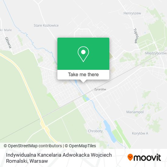 Indywidualna Kancelaria Adwokacka Wojciech Romalski map