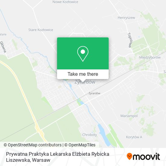 Prywatna Praktyka Lekarska Elżbieta Rybicka Liszewska map