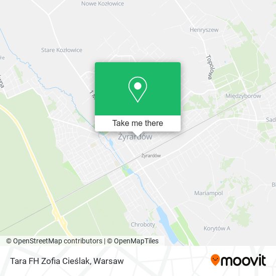 Tara FH Zofia Cieślak map