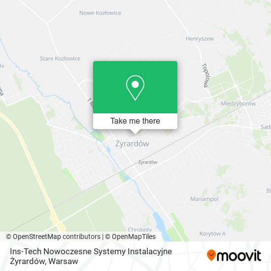 Ins-Tech Nowoczesne Systemy Instalacyjne Żyrardów map