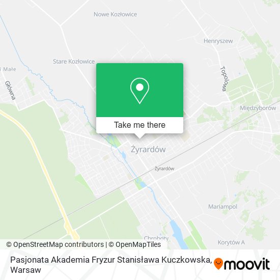 Pasjonata Akademia Fryzur Stanisława Kuczkowska map