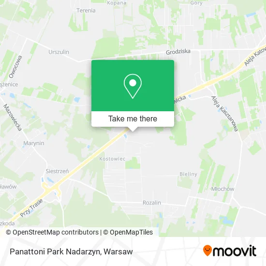Panattoni Park Nadarzyn map