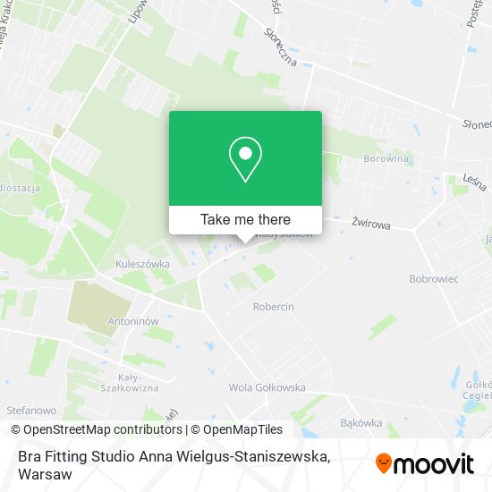 Bra Fitting Studio Anna Wielgus-Staniszewska map