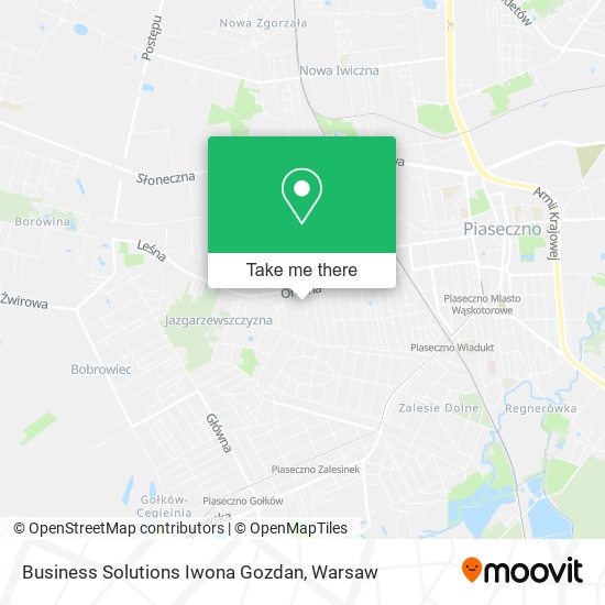 Business Solutions Iwona Gozdan map