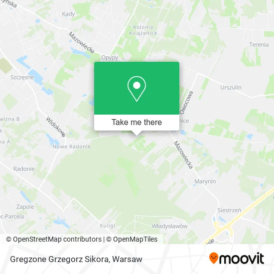 Gregzone Grzegorz Sikora map