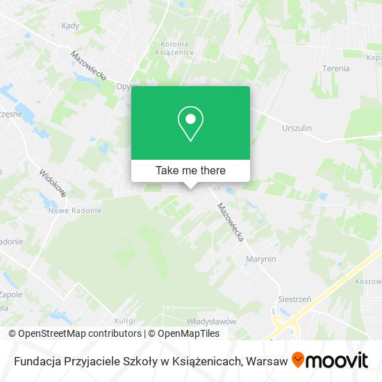 Fundacja Przyjaciele Szkoły w Książenicach map