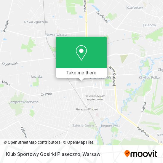 Klub Sportowy Gosirki Piaseczno map