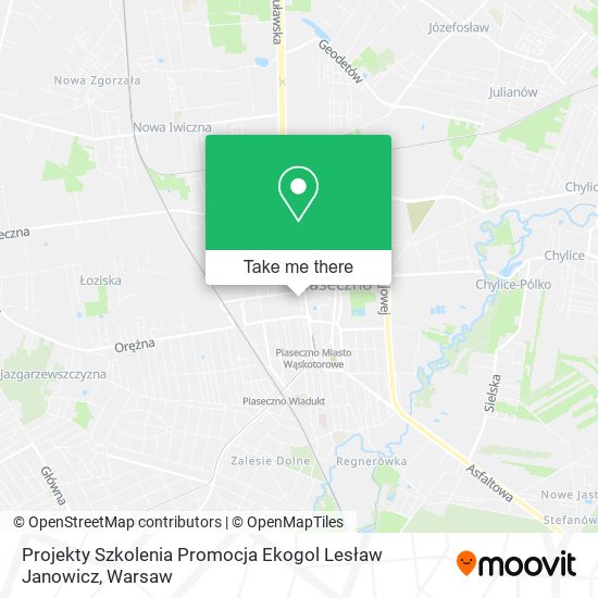 Projekty Szkolenia Promocja Ekogol Lesław Janowicz map