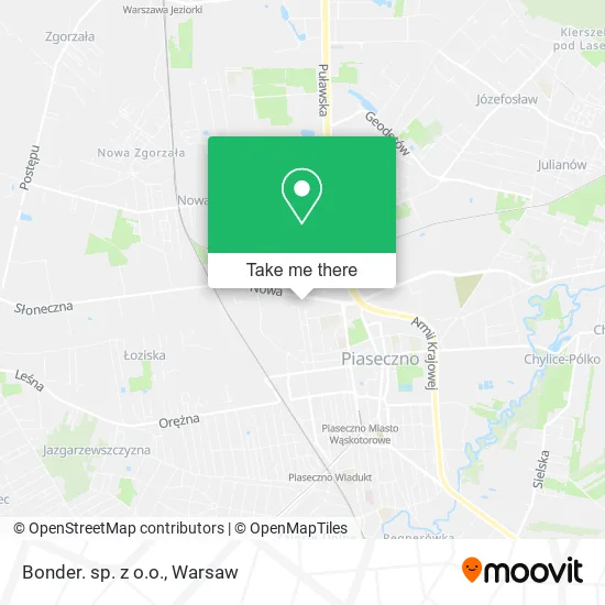 Bonder. sp. z o.o. map