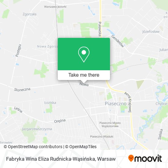 Fabryka Wina Eliza Rudnicka-Wąsińska map