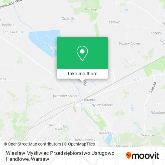 Wiesław Myśliwiec Przedsiębiorstwo Usługowo Handlowe map