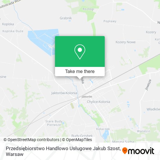 Przedsiębiorstwo Handlowo Usługowe Jakub Szost map