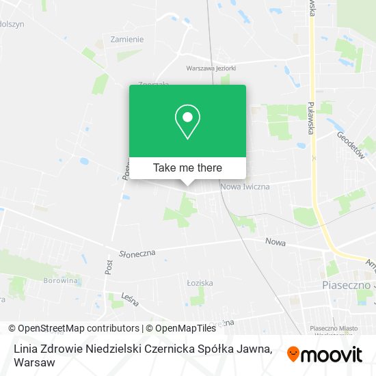 Linia Zdrowie Niedzielski Czernicka Spółka Jawna map