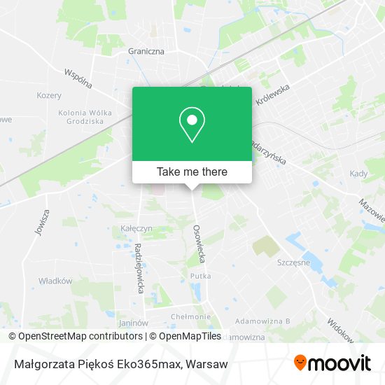 Małgorzata Piękoś Eko365max map