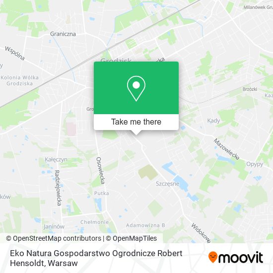 Eko Natura Gospodarstwo Ogrodnicze Robert Hensoldt map