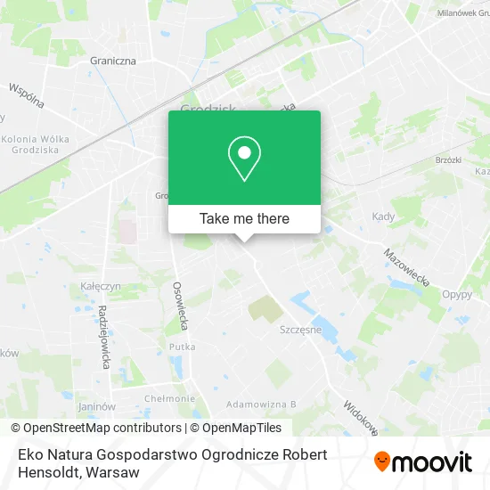 Карта Eko Natura Gospodarstwo Ogrodnicze Robert Hensoldt