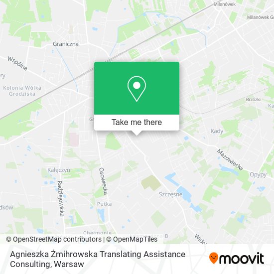 Agnieszka Żmihrowska Translating Assistance Consulting map