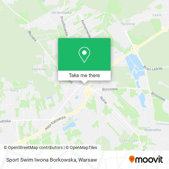 Sport Swim Iwona Borkowska map