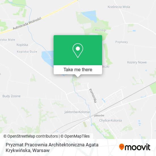 Pryzmat Pracownia Architektoniczna Agata Krykwińska map