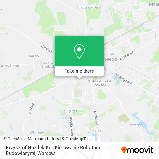 Krzysztof Gozdek Krb Kierowanie Robotami Budowlanymi map