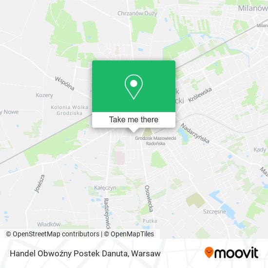 Handel Obwoźny Postek Danuta map