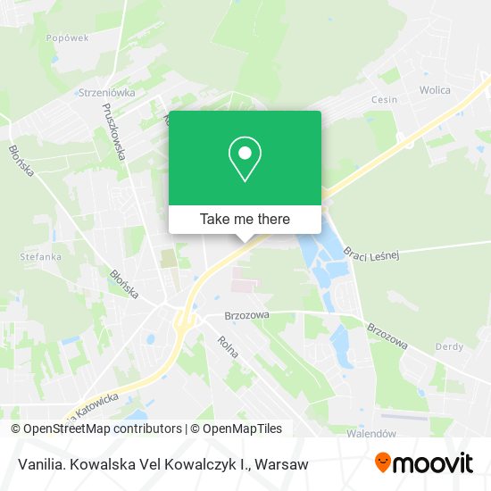 Vanilia. Kowalska Vel Kowalczyk I. map