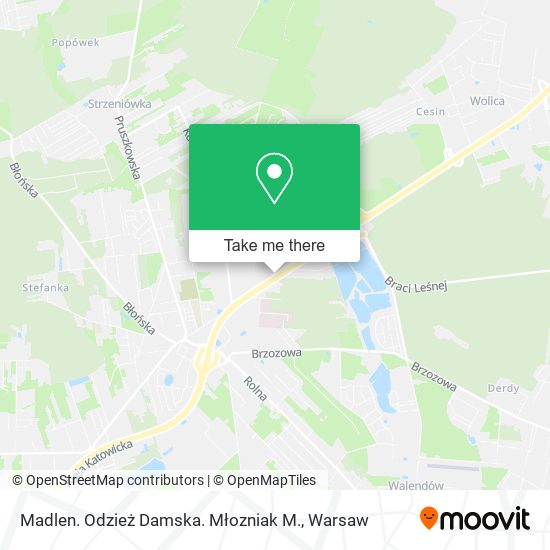 Madlen. Odzież Damska. Młozniak M. map