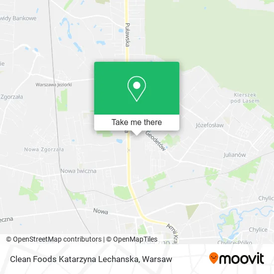 Clean Foods Katarzyna Lechanska map