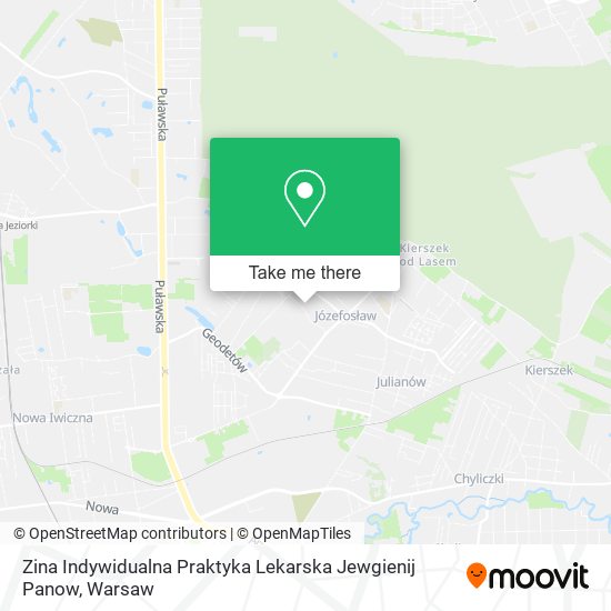 Zina Indywidualna Praktyka Lekarska Jewgienij Panow map