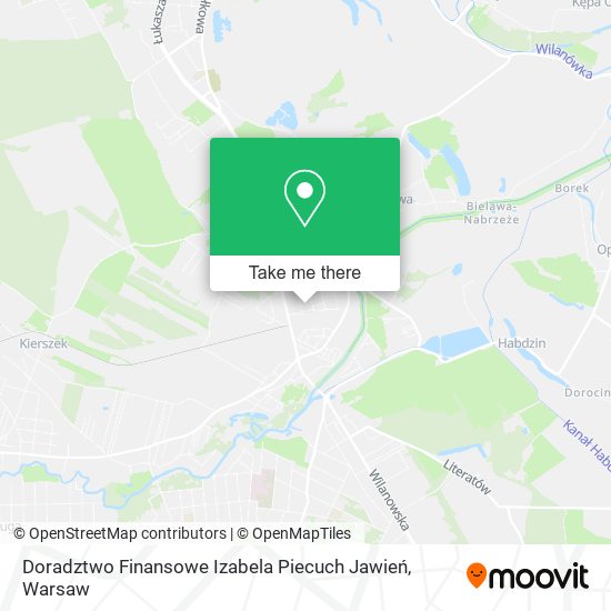 Doradztwo Finansowe Izabela Piecuch Jawień map