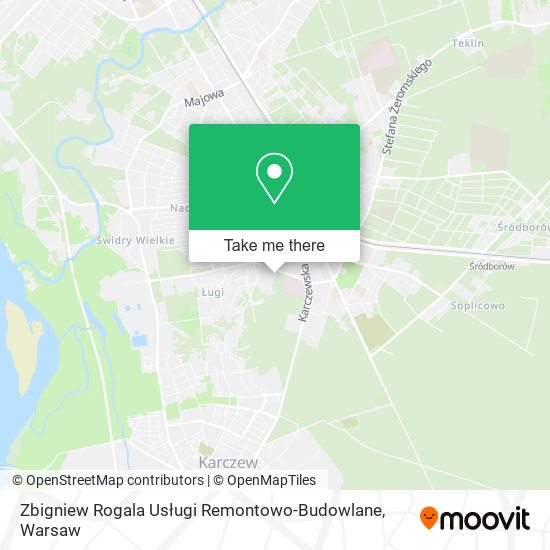 Zbigniew Rogala Usługi Remontowo-Budowlane map