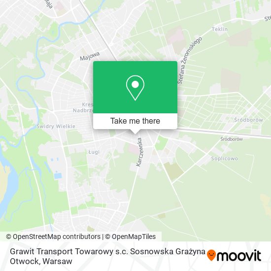 Grawit Transport Towarowy s.c. Sosnowska Grażyna Otwock map