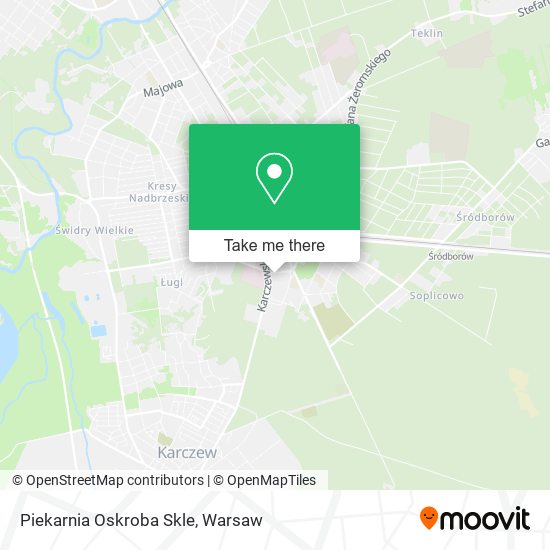 Piekarnia Oskroba Skle map