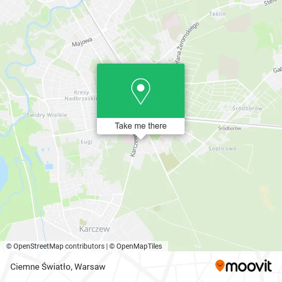 Карта Ciemne Światło