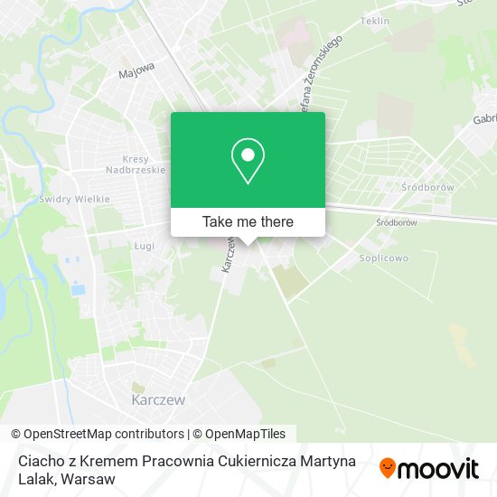 Ciacho z Kremem Pracownia Cukiernicza Martyna Lalak map