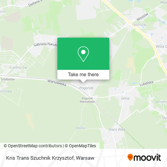 Карта Kris Trans Szuchnik Krzysztof